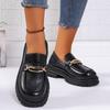Fashion 2024 Autumn Ladies Shoes New Fashion Round Toe Retro Solid Color Mary Jane Shoes Daily Casual Ladies Shoes Zapatos Mujer