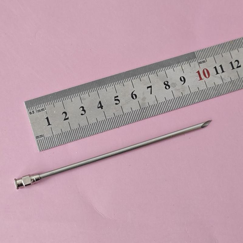 100MM No.7 Stainless Steel Sharp & Flat Tip Needle for Glue Dispensing and Industrial Use