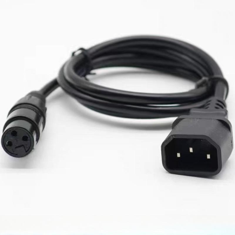 Caricabatterie per Veicoli Elettrici XLR a 3 Pin Adattatore Stazione di Ricarica Batteria al Litio Cavo di Ricarica Universale Connettore Spina Maschio Femmina