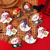 48Pcs Halloween Lollipop Insert Card Pumpkin Ghost Candy Cardboard Decor Message Paper Card Kids Gifts Halloween Party Supplies