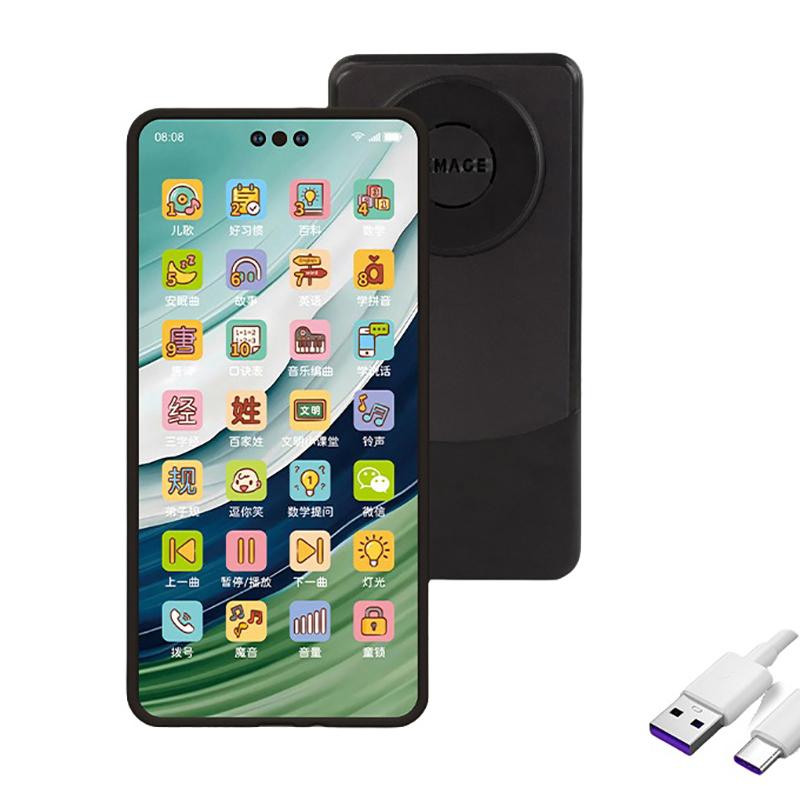 1 Zestaw Nauka Wokalna Angielski Mobilny Model Rekwizytu Wokalnego Zabawka Telefon Komórkowy Symulacja Dziecka Ekran Muzyka Wczesne Zabawki Edukacyjne