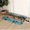 Cute Cartoon Puppy Paw Print Diatom Mud Entrance Door Entrance Bedroom Living Room Dirt-Resistant Multi-Functional Scene Can Be Used
