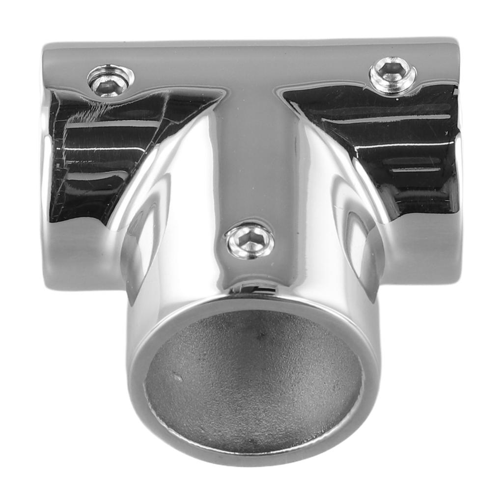 Three Way Tee Connector in 316 Stainless Steel for Durable Marine Installations