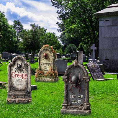 Halloween Hofschild Friedhof Grabstein Gartenschild Außen Grabstein