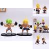 High Quality Dragon Ball Fitness Goku Muscle Strengthening Master Roshi Vegeta Model Ornament