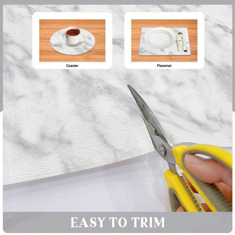 1 Roll Placemats Thickened Dustproof Reusable Drawer Liner Mats Multifunctional Kitchen Table Mat Moisture-proof