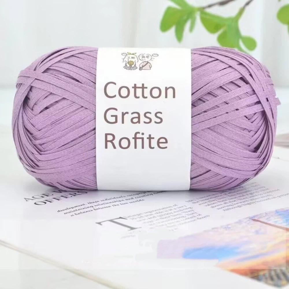 Multicolour Raffia Straw Yarn DIY Packaging Tape New Gift Wrapping Rope Knitting