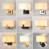 Wall Bedroom Lamp Modern 12W Bedside LED Wall Light Sconce Nordic for Living Room Indoor Aisle Corridor E27