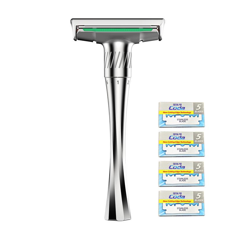 Manual Razor Adjustable Men's Razor Manual Zinc Alloy Razor HolderManual Razor