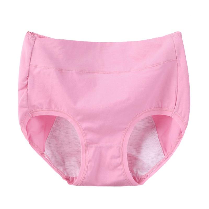 Lady Cotton Crotch Comfortable Underwear Physiological Pants Ladies Female Lengthen Briefs