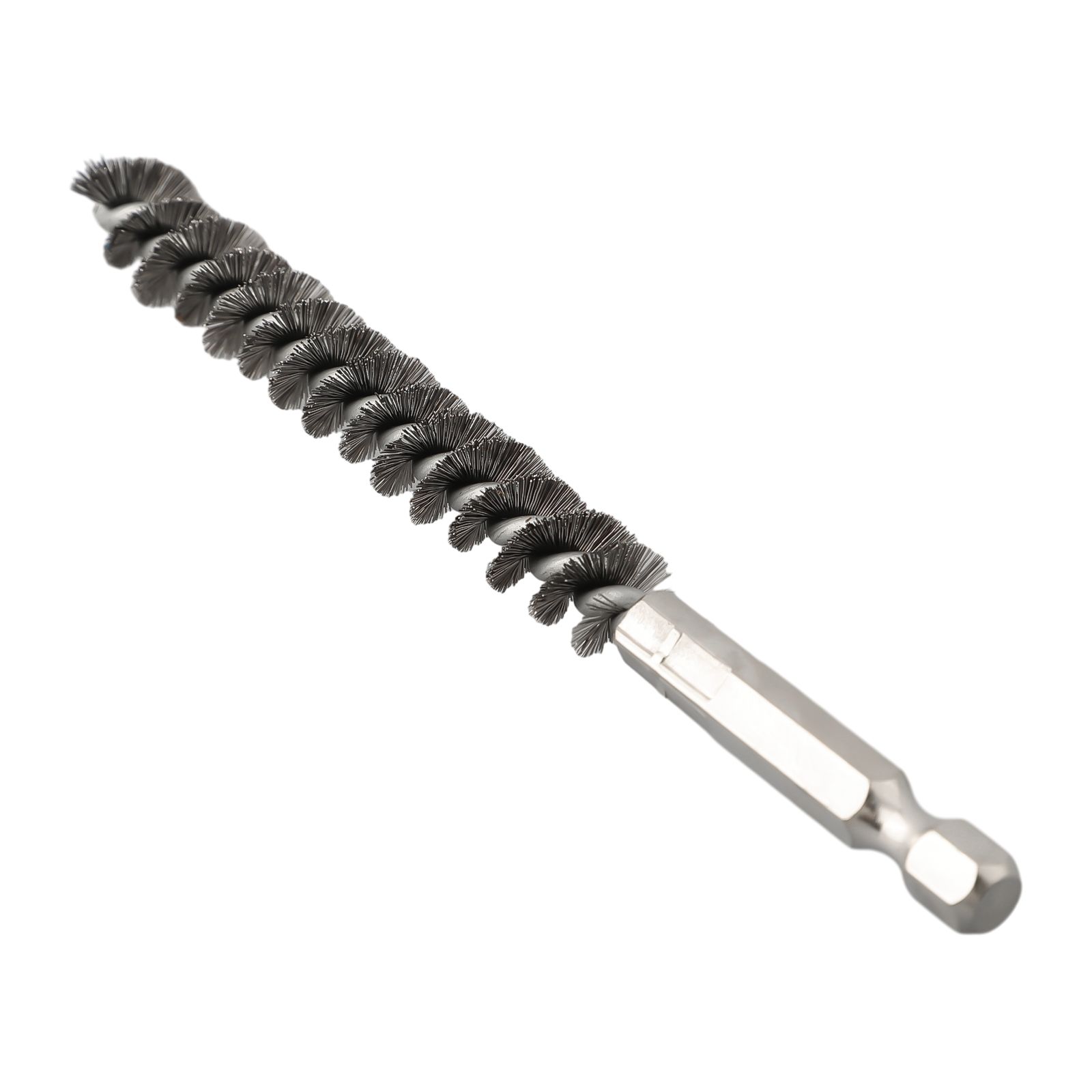 

8-19mm Wire Tube Machinery Cleaning Brush Rust Cleaner Washing Polishing Tools Hexagonal Handle Brush For Anti-rust Cleaning