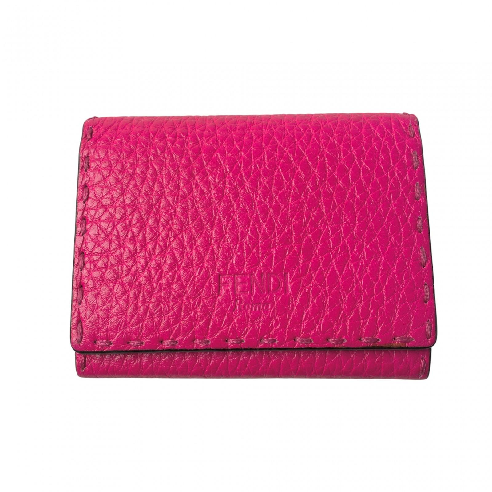 

Used FENDICard Case pink leather Women