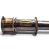Vintage Brass Spyglass Telescope – 40 Cm Engraved Steampunk Pirate Design, Antique Brass Finish