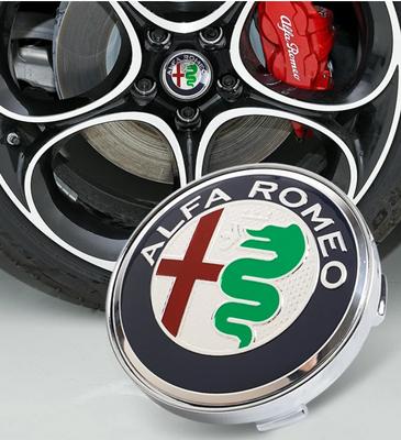 4pz 58mm Tappi Centrali Mozzo Cerchi Ruota Auto per Logo Giulietta Mto Giulia GT 159 147 156 166 Stelvio Brera Accessori