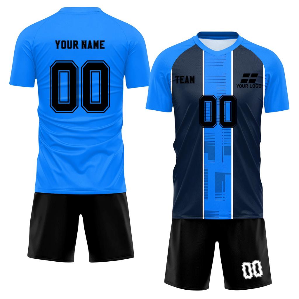 Personalised Shirts Kit Mens Girls With Name Number Custom Football Jerseys For Boys Training Suit