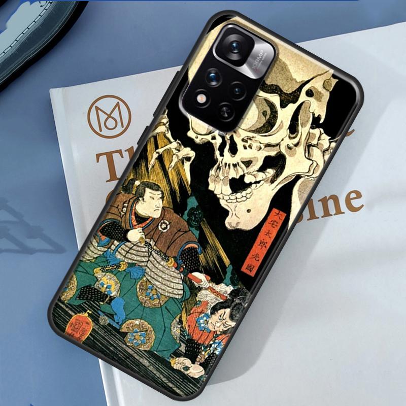 Japanese Style Art Case For Xiaomi Redmi 14C 13C 10C 12C Redmi Note 13 14 Pro 12 11 9 10 9S 10S 11S 12S Cover