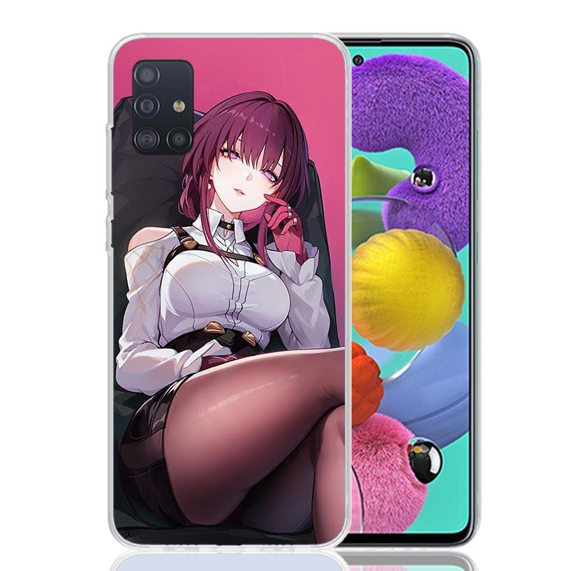 Honkai Star Rail Kafka Phone Case for Samsung Galaxy A52 A51 A50S A12 A22 A32 A72 A10S A30S A31 A71 Note 20 Ultra 10 Plus S10 Ga