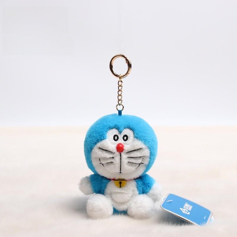 Doraemon Plush Keychain Bag Charm Super Soft Pp Cotton Stuffed Toy Gift For Anime Fans Kids