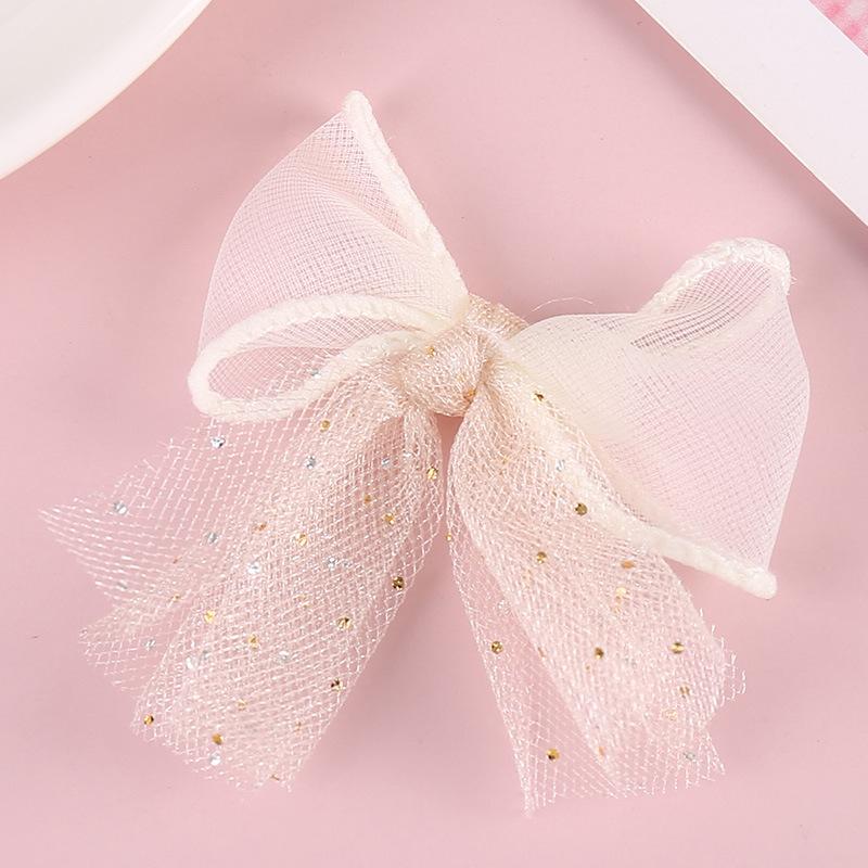Mesh Bow Accessories Work In Progress Diy Hair Accessories Clothing Accessories Ribbon Bow Accessories Factory