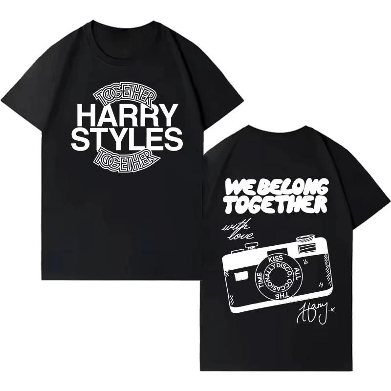 Unisex Comfortable Fashion Streetwear TShirt Singer Harry Styles Together 2026 Album Tour Concert Casual Pure Cotton Tee