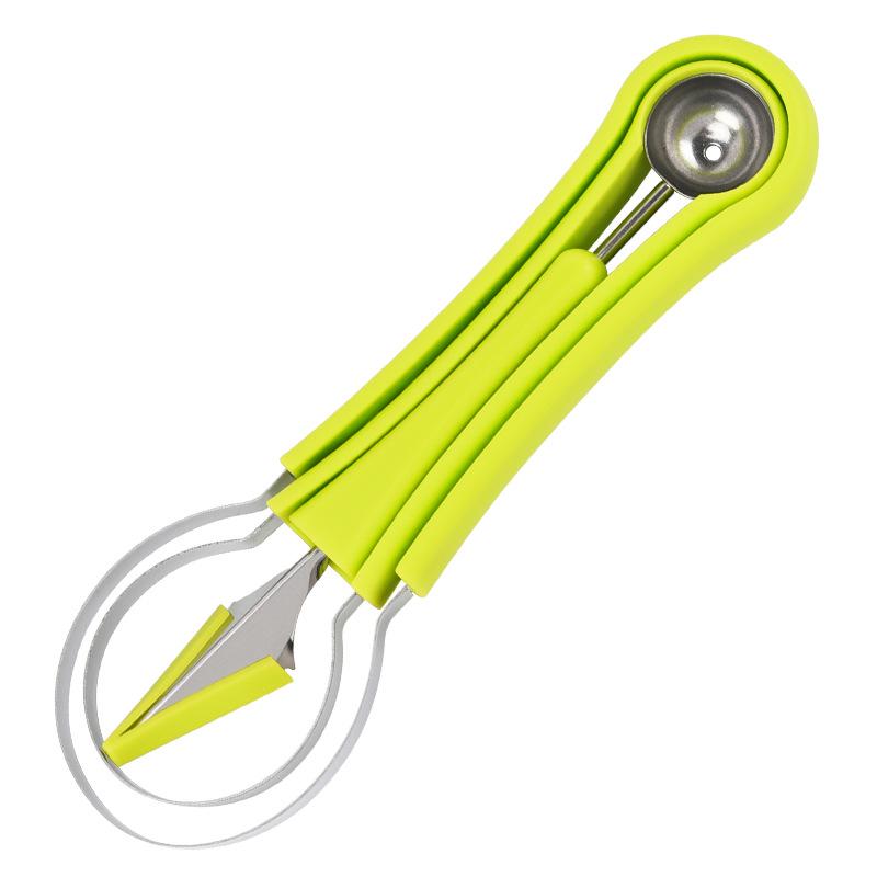 

Набор из трех предметов: ложка для фруктов из нержавеющей стали, сепаратор и нож для карвинга