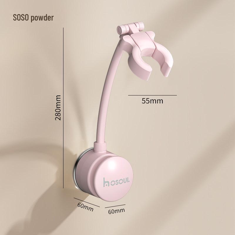 Suction Cup Wall-Mounted Hair Dryer Holder - No-Drill, Easy Storage for Bathroom