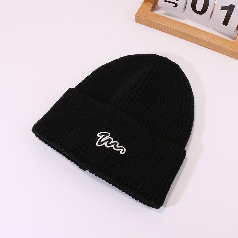 Autumn and Winter Wool Hats for Men and Women Korean Style Versatile Couples Cold Hats Simple Street Ear Protection Warm Knit Hat