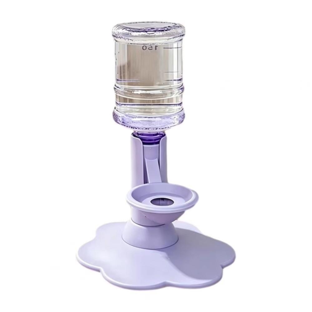 Leak-Proof Gravity Water Dispenser Adjustable Height Pet Drinking Station  Cats and Dogs