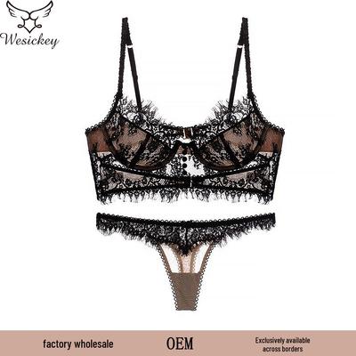 Set di Lingerie Sexy in Pizzo Europeo e Americano: Canottiera Snellente con Bellissimo Design sulla Schiena