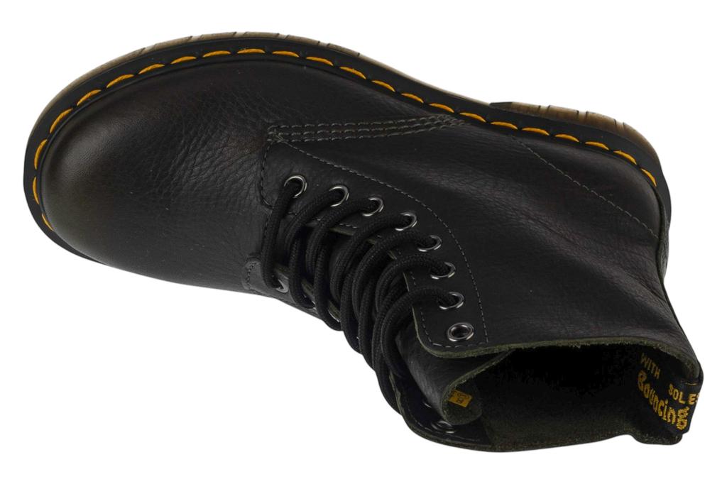 Dr. Martens 1460 Pascal 8 Eye Boot, Unisex Black Bovver Boots