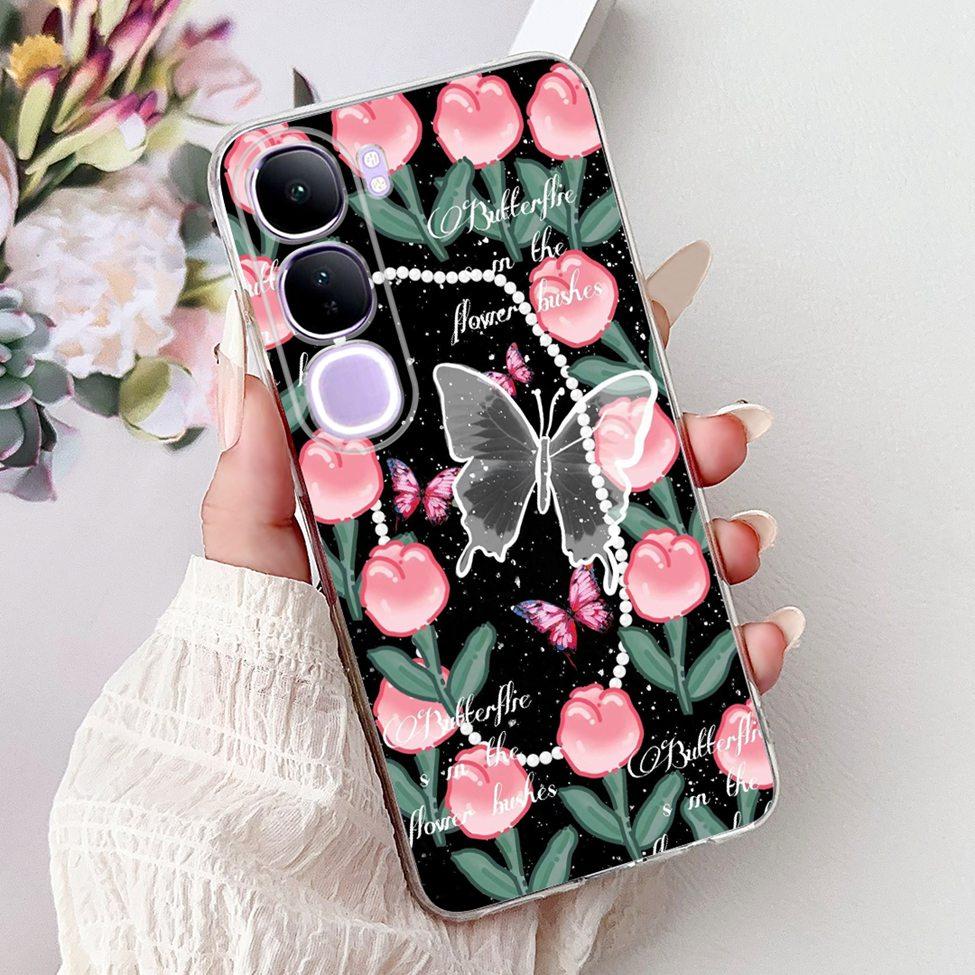 Clear For Vivo V40 Lite IDN Case 4G 5G Cute Cartoon Cool Luxury Funny Boys Girls Phone Case For vivo V40 Lite 5G IDN Back Cover