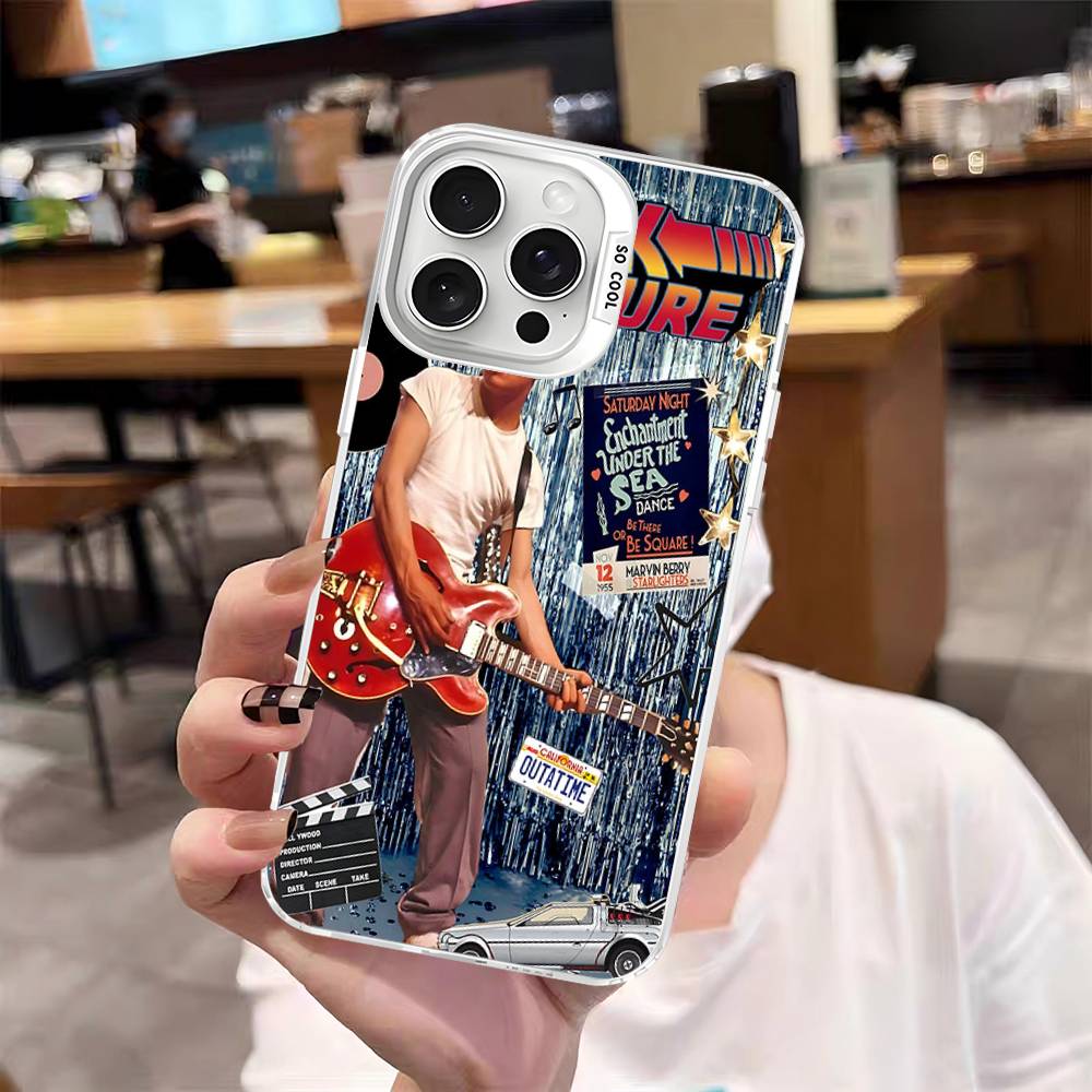 

Movie Back To The Future For IPhone 17 16 15 14 13 12 11 Pro Max Plus Matte Color Back Phone Cover iPhone 11