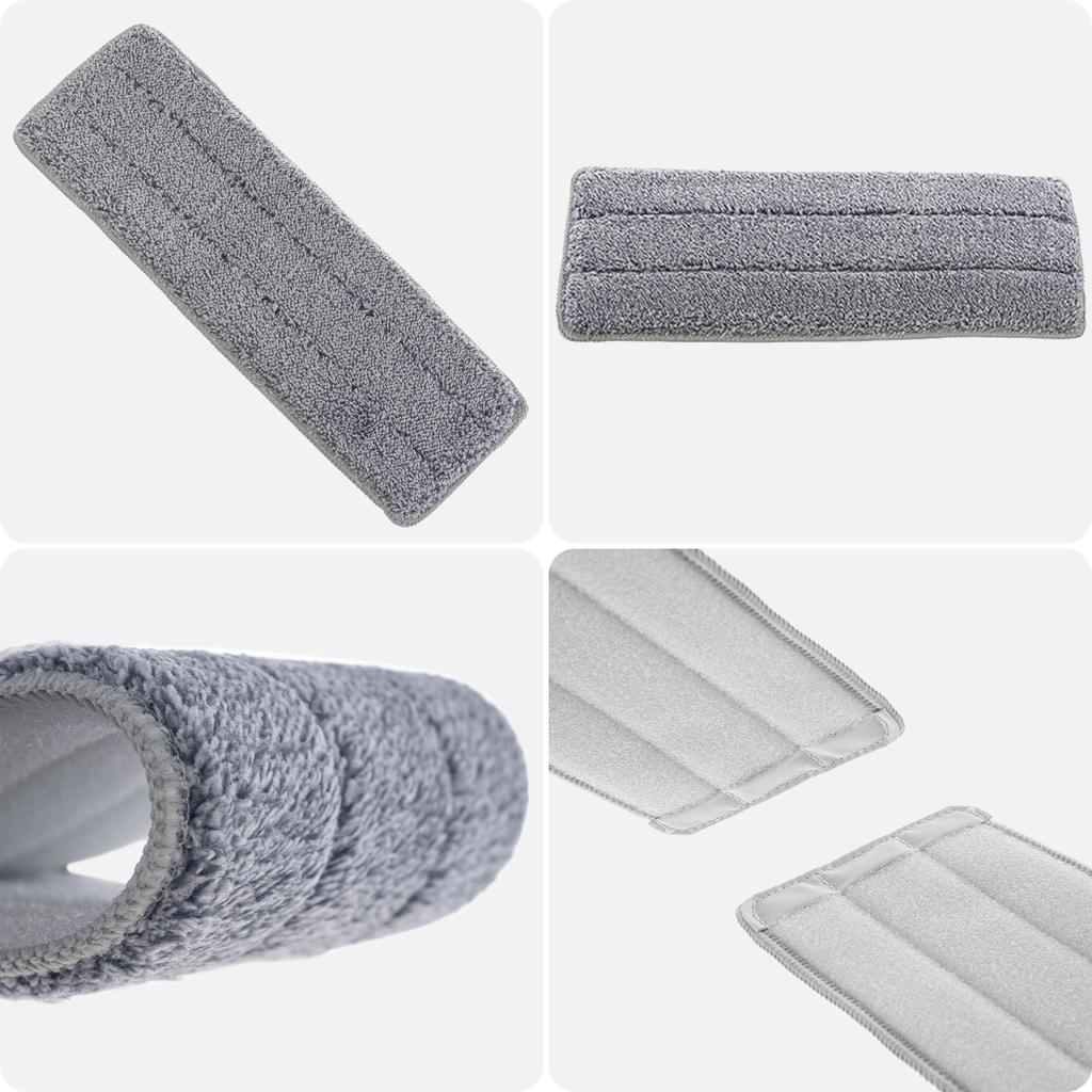 KADAX Wkład Do mopa Płaskiego Zapas Nakładka Końcówka mikrofibra Płaski 32x12cm