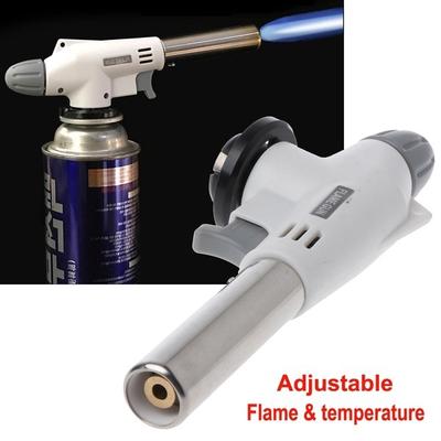 920 Metallpistole Fackel Flamme Schweißen Gas Zündung Feuerzeug Butangas Schweißbrenner Flammenpistole für Camping Wandern tragbar