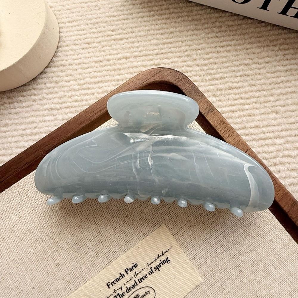 New Marble Stripes Pattern Hair Claw Clip Large Colorful Hair Clip Decorative Hairpin Women