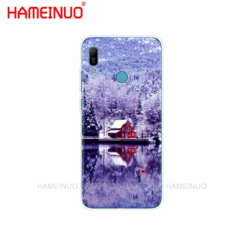 Silicon Phone Cover Case for Huawei Y5 Y6 Y7 Y9 PRO PRIME 2019 Honor 8s 8a 20 LITE PRO 10i View 20 V20 Cat Dog Bear Deer Winter