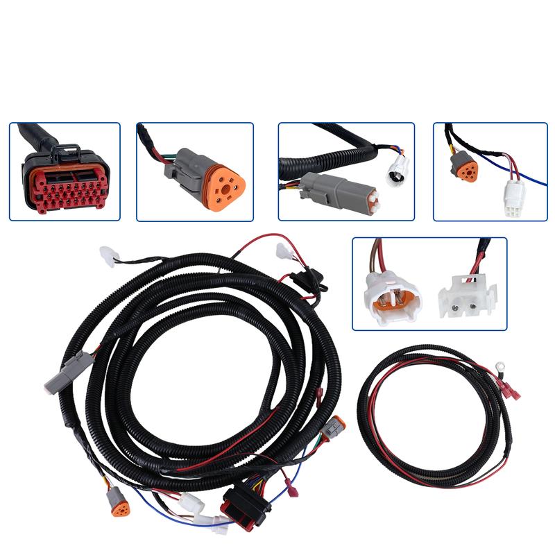 Golf Cart Parts Ya Ma Ha G22 2003‑2007 Complete Controller Wire Harness Drive Cable OEM JU2‑H2590‑00‑00 JU2‑H2590‑02‑00