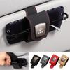 Universal Eyeglasses Holder Clip Car Sun Visor Stable Ticket Card Organizer For BMW M5 M4 M3 F20 F40 F22 F30 E90 F32 F10 F06 F07 50ds