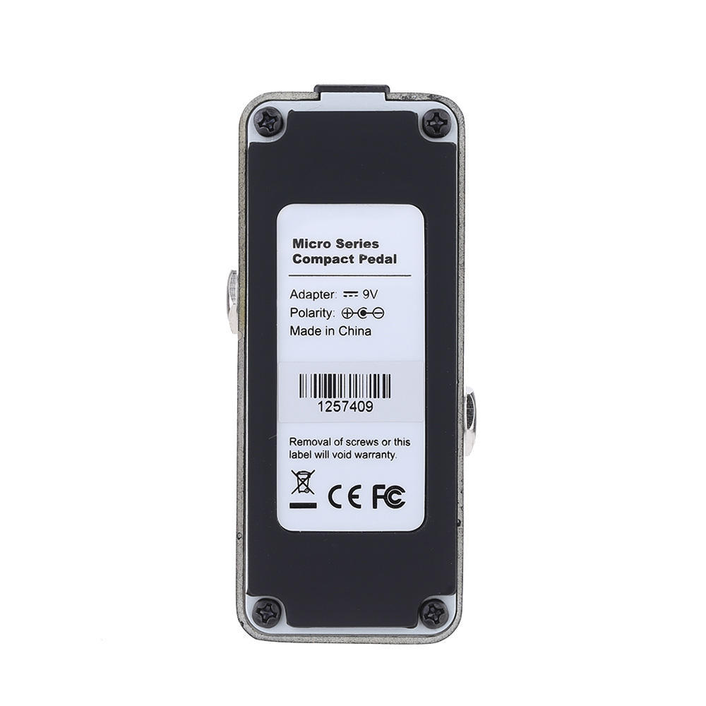 Педаль эффектов для электрогитары Mooer Black Secret Micro Mini Distortion True Bypass — фото 9