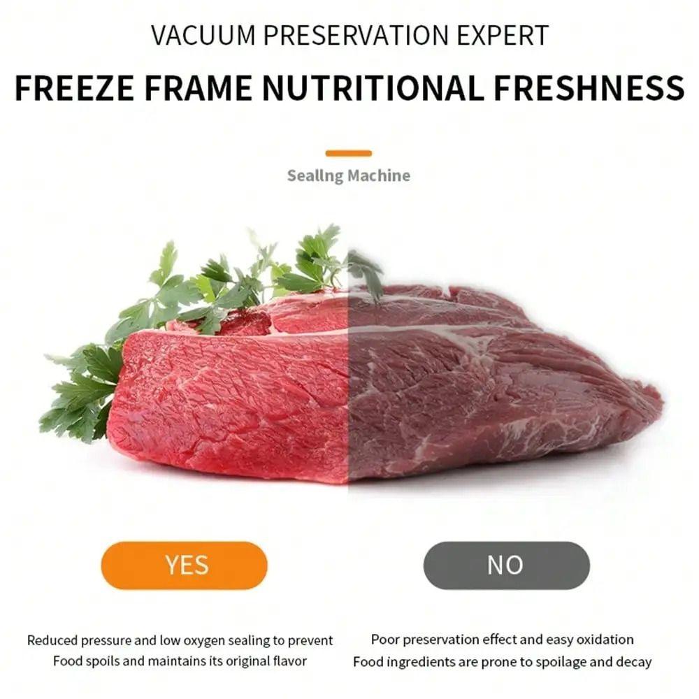 Automatic Hand Control Electric Vacuum Sealer Food Saver Vacuum Sealer  Sous Vide Preservation