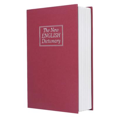 Kitap Güvenli Kasa Simülasyonu Taşınabilir Güvenli Saklama Kutusu Kombinasyonlu Kilitli Banka Kartları Mücevherler İçin