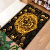 Golden animals Pattern Square Carpet,Area Rug,Carpet Rug for Living Room Bedroom Sofa Playroom Decor,Non-slip Floor Mat,Holiday Birthday Gifts