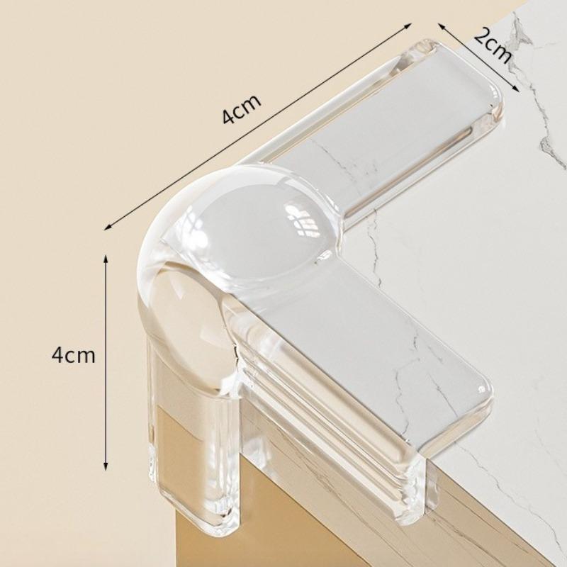 Anti-collision Corner Protector Soft Silicone Protective Cover Right Angle Table Table Corner Transparent Anti-collision Sticker