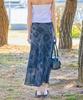 Collet Cooling Refrigerator Bandana Slimline Flare Long Skirt [Black] 604
