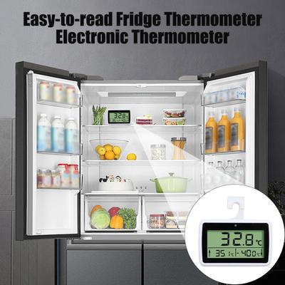 Termometro Digitale per Frigorifero Display LCD Alta Precisione Impermeabile Magnetico da Appendere Frigo