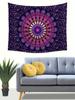 Purple Mandala Tapestry Single Sided 2DPrint Intricate Bohemian Tapestry Bedroom Living Room Wall Decor Spiritual Accessory Gift