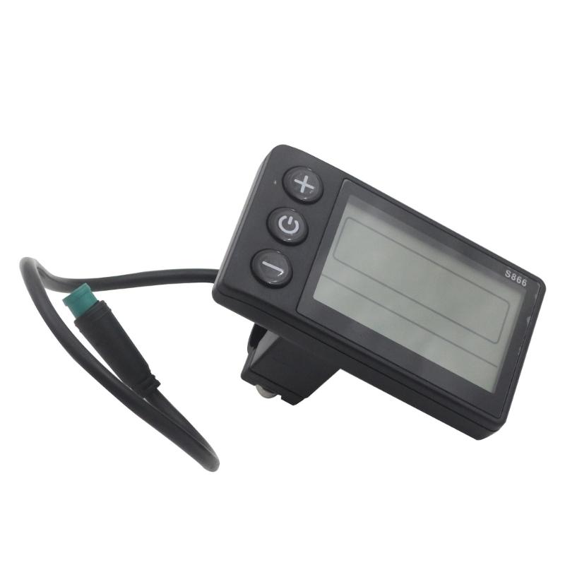 Velocímetros Digitais Compactos Scooters Leves Velocímetros com Tela LCD para Monitoramento de Velocidade e Bateria