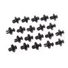50Pcs Universal Car Bumper Fender 8Mm Hole Plastic Rivets Fastener Screw