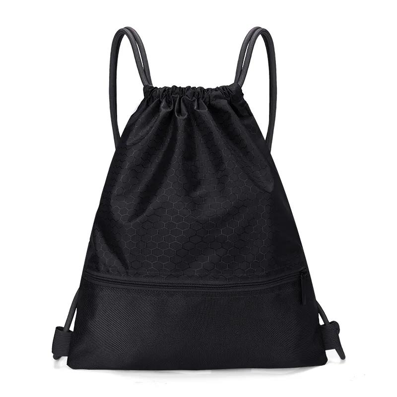 WTEMPO Solid Color Versatile Zipper Backpack Couple Large Capacity Lightweight Travel Backpack Outdoor Sports Bags Mommy Bags