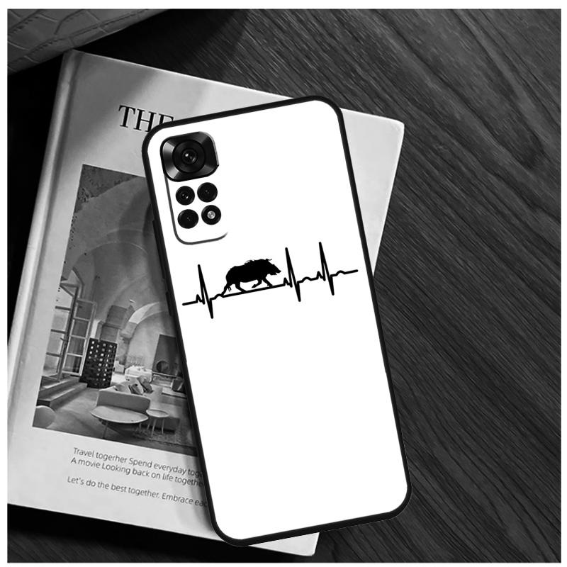 Cute Wild Boar Funny Cartoon Case For Xiaomi Redmi Note 13 9 10 11 12 14 15 Pro Plus Cover For Redmi 15 C 12C 13C 14C 10C